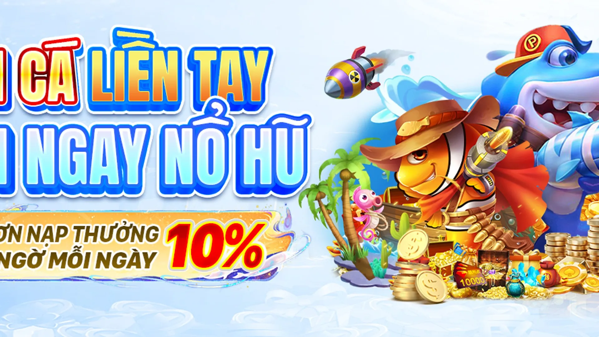 Hình ảnh tổng quan về game bắn cá 18win1 với đồ họa sắc nét