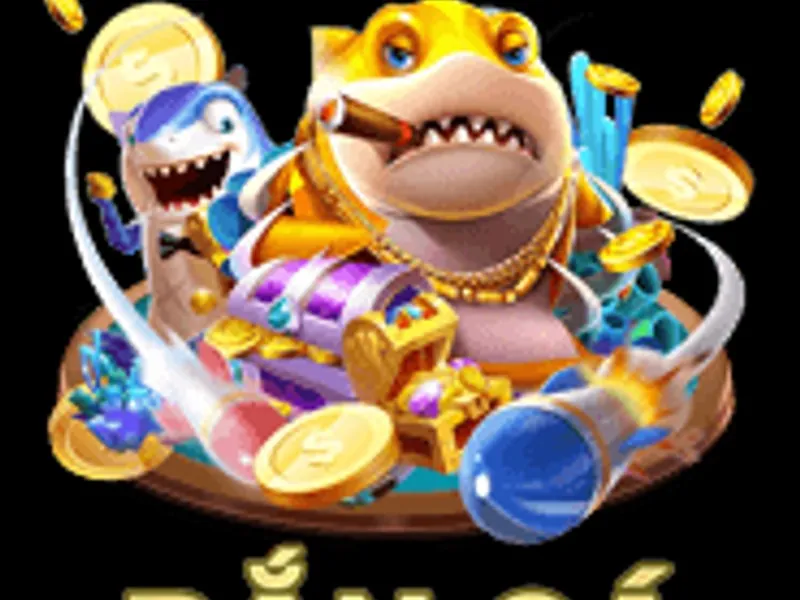 Màn hình game bắn cá 18win1 với đa dạng loài cá và hiệu ứng bắn súng