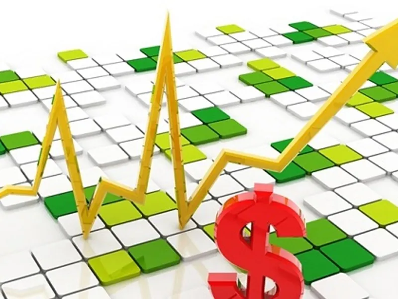 Các biểu tượng công nghệ như AI, blockchain và phân tích dữ liệu